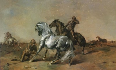 Night Robbers, 1868 by Eugène Fromentin